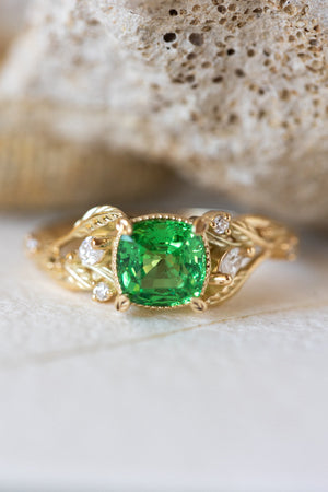 Amazon.com: 10K White Gold Diamond Natural Garnet & Aquamarine Mother's Ring  Round 7mm, size 5: Clothing, Shoes & Jewelry